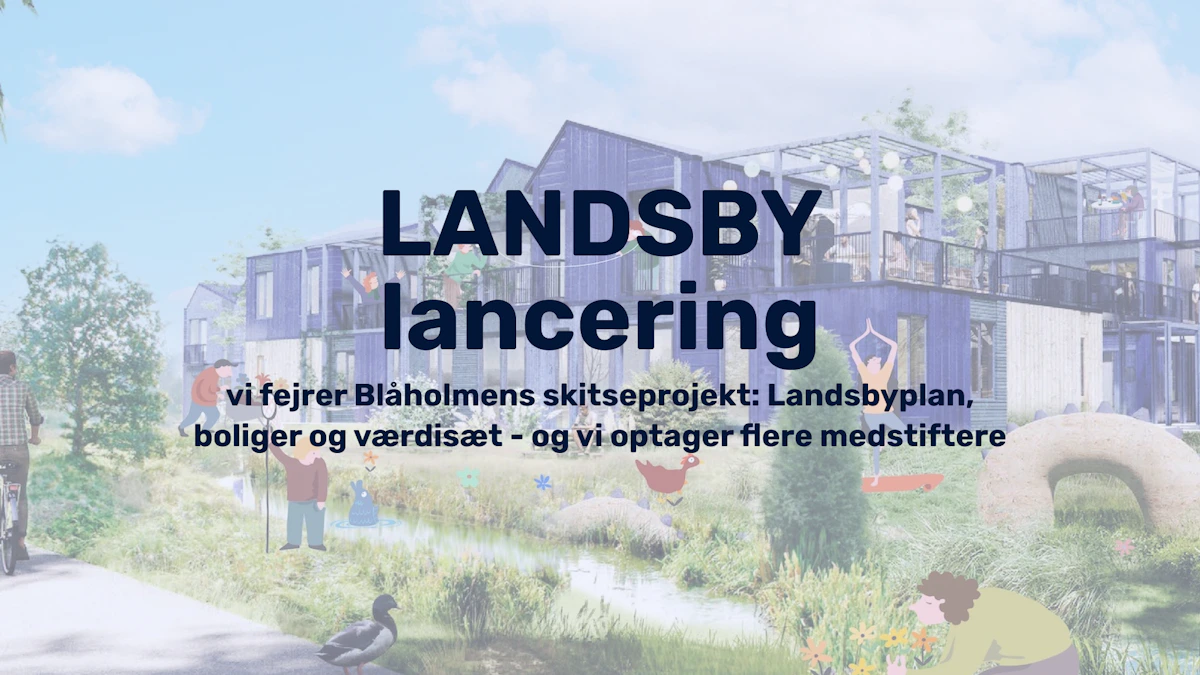 Blåholmen: Landsbylancering🍾