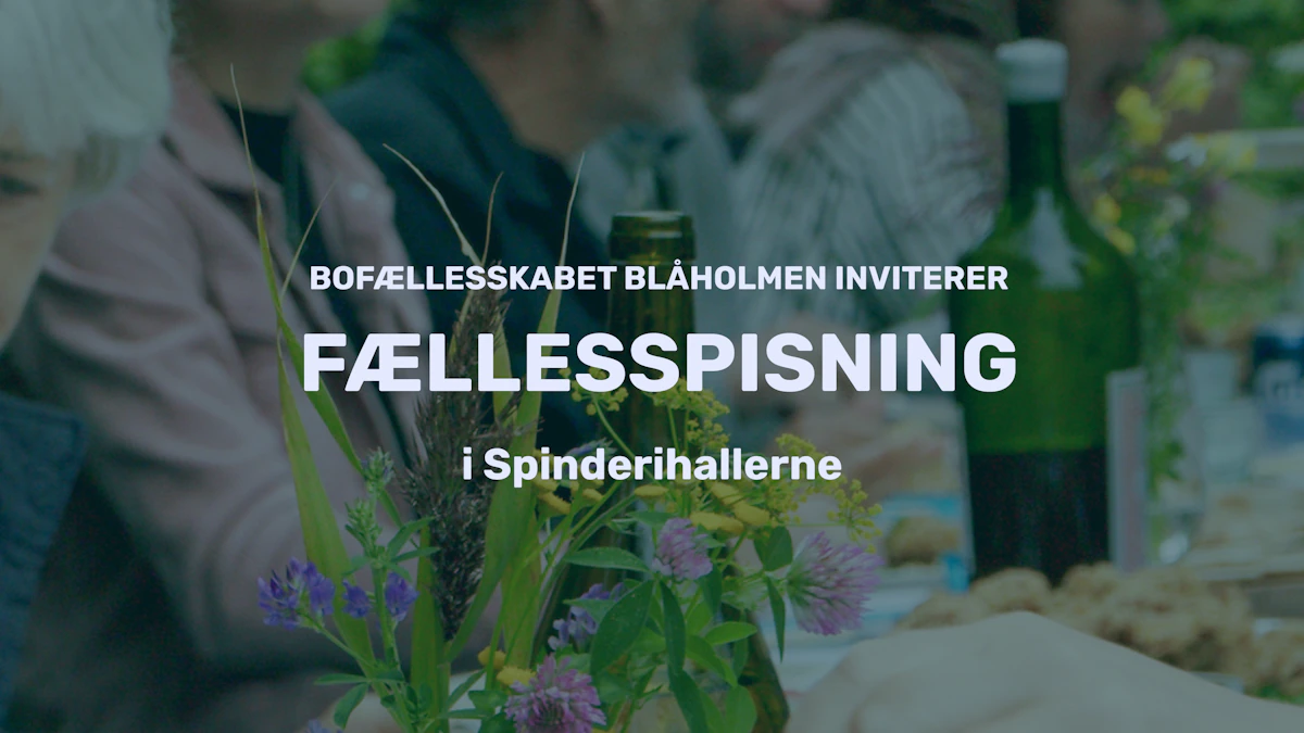 Vi inviterer til Fællesspisning